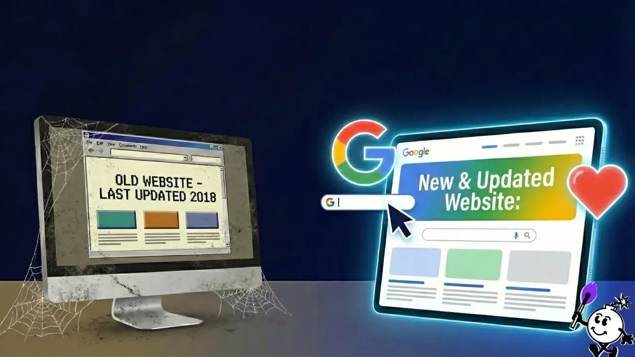 Why AI Overview Prefers New and Updated Websites
